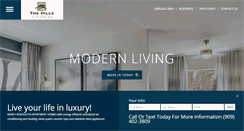 Desktop Screenshot of hillsofdiamondbarapts.com